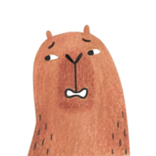 😬 Стикер «Mr. Capybara» для Telegram