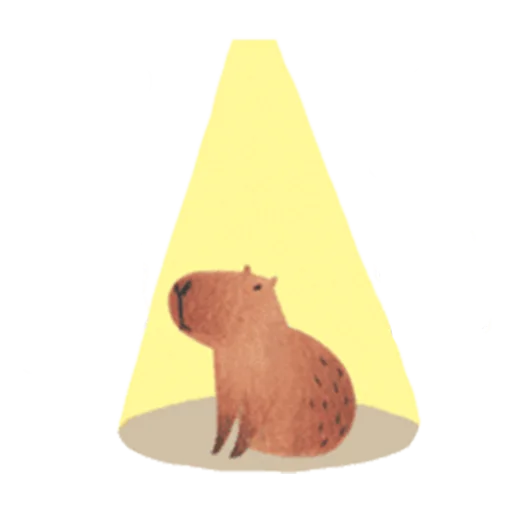 🔦 Стикер «Mr. Capybara» для Telegram