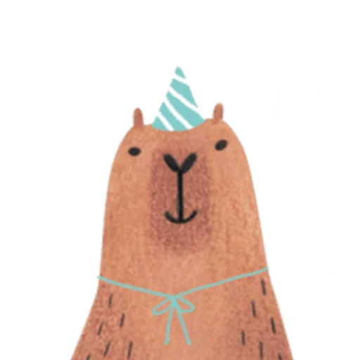 🎉 Стикер «Mr. Capybara» для Telegram