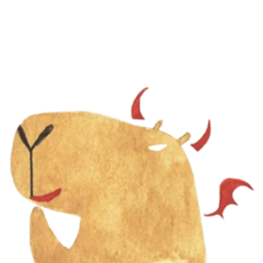 😈 Стикер «Mr. Capybara» для Telegram