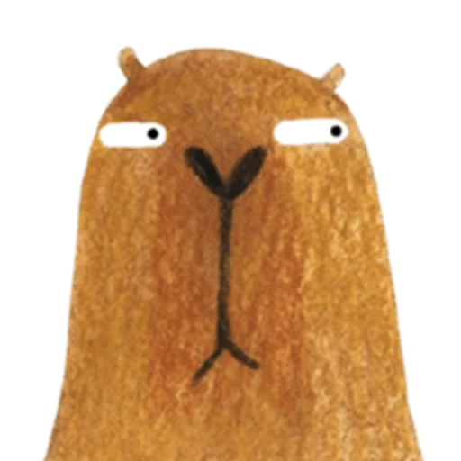😒 Стикер «Mr. Capybara» для Telegram