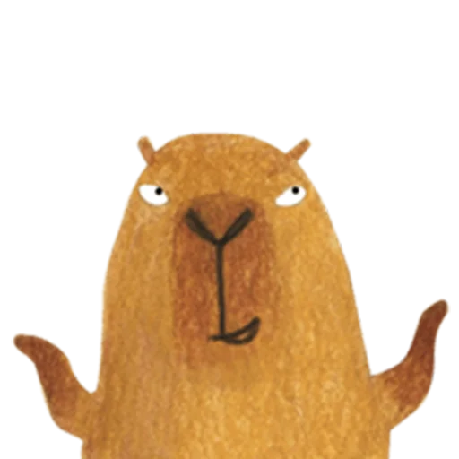 🙄 Стикер «Mr. Capybara» для Telegram