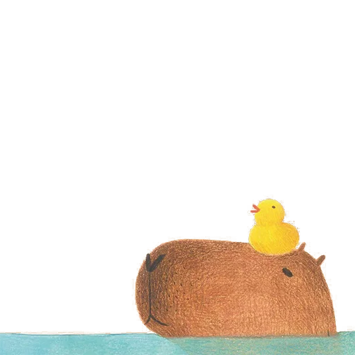 🛀 Стикер «Mr. Capybara» для Telegram