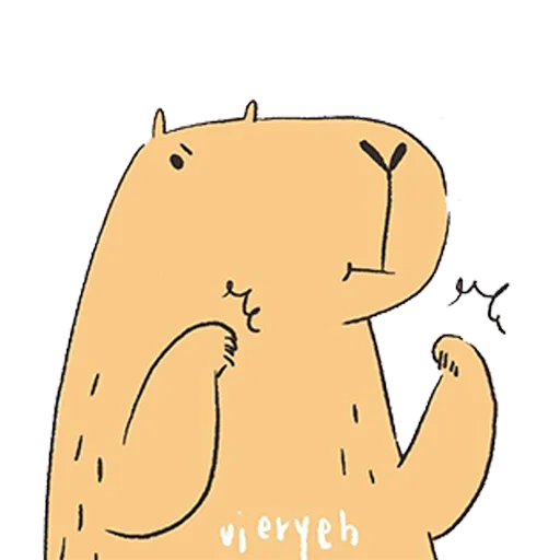 👊 Стикер «Mr. Capybara» для Telegram