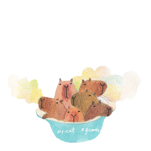 🧖 Стикер «Mr. Capybara» для Telegram