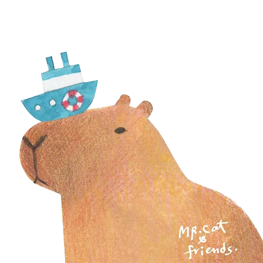 🛳 Стикер «Mr. Capybara» для Telegram