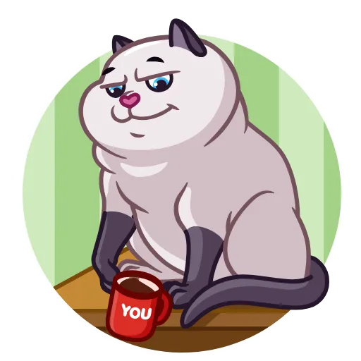 😑 Стикер «Cathbert» для Telegram