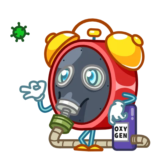 🦠 Стикер «Deadline» для Telegram