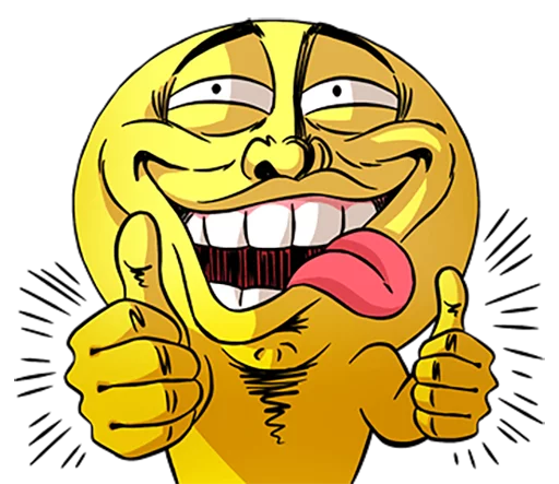 👍 Стикер «Mr. Emoticon 10-14» для Telegram
