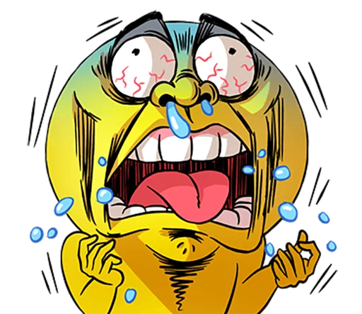 😱 Стикер «Mr. Emoticon 10-14» для Telegram