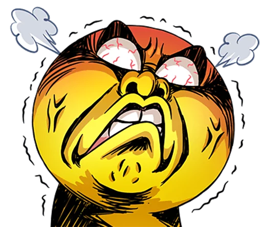 😡 Стикер «Mr. Emoticon 10-14» для Telegram