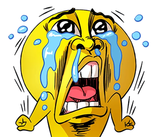 😭 Стикер «Mr. Emoticon 10-14» для Telegram