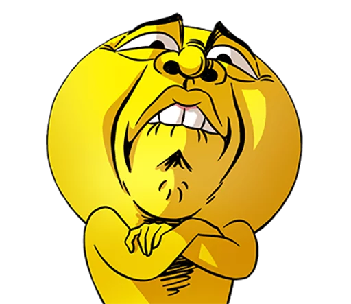 😒 Стикер «Mr. Emoticon 10-14» для Telegram