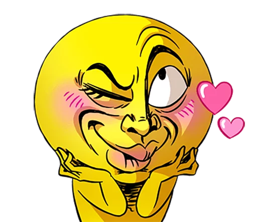❤ Стикер «Mr. Emoticon 10-14» для Telegram