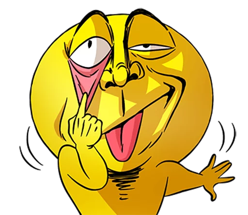 😜 Стикер «Mr. Emoticon 10-14» для Telegram