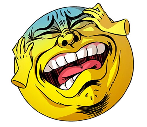😰 Стикер «Mr. Emoticon 10-14» для Telegram