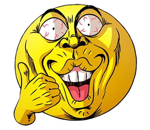 👍 Стикер «Mr. Emoticon 10-14» для Telegram