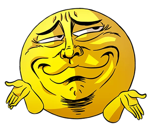 👐 Стикер «Mr. Emoticon 10-14» для Telegram