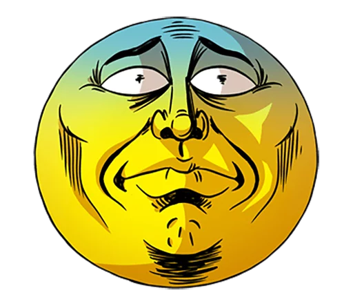 😨 Стикер «Mr. Emoticon 10-14» для Telegram