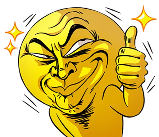 👍 Стикер «Mr. Emoticon 10-14» для Telegram