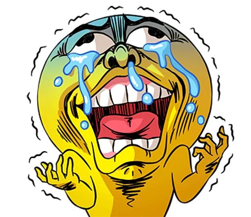 😭 Стикер «Mr. Emoticon 10-14» для Telegram
