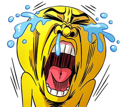😭 Стикер «Mr. Emoticon 10-14» для Telegram