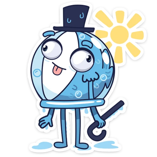 😜 Стикер «mr. Fish» для Telegram