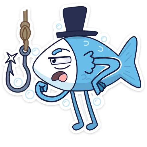 🤔 Стикер «mr. Fish» для Telegram
