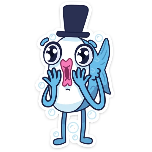 😘 Стикер «mr. Fish» для Telegram