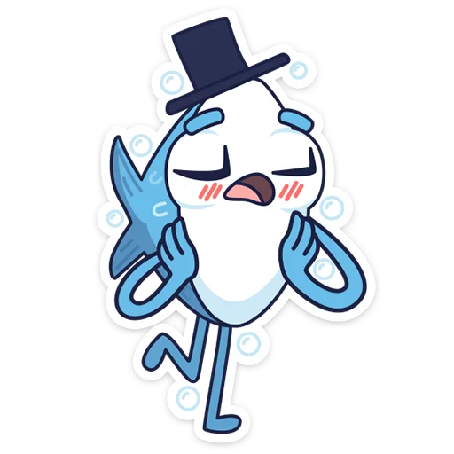 ☺️ Стикер «mr. Fish» для Telegram