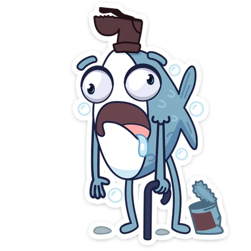🤪 Стикер «mr. Fish» для Telegram