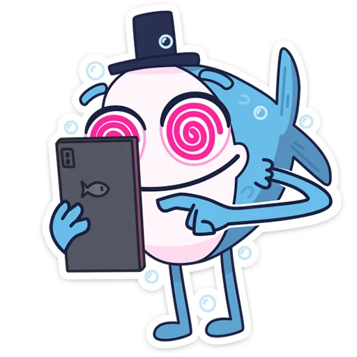 🤪 Стикер «mr. Fish» для Telegram