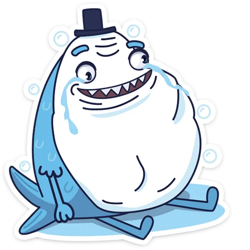 😦 Стикер «mr. Fish» для Telegram