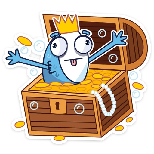 🥳 Стикер «mr. Fish» для Telegram