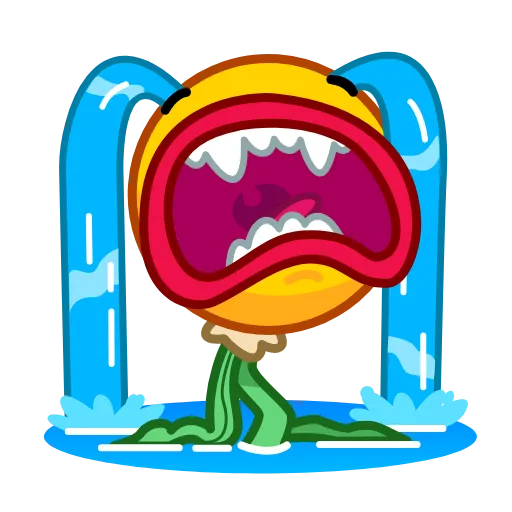 😭 Стикер «Mr. Floret» для Telegram