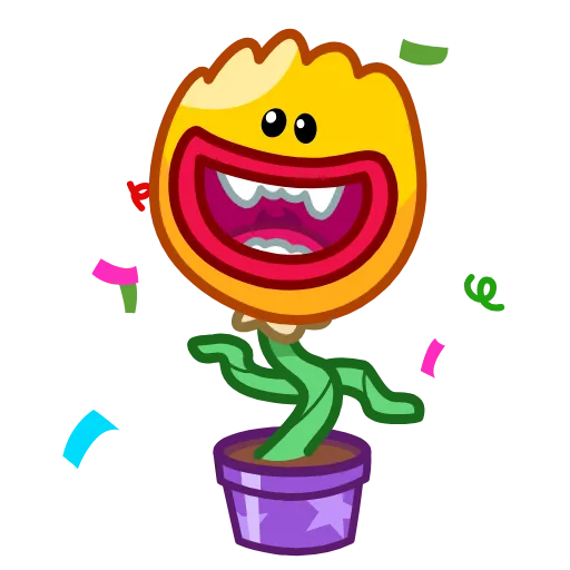 🕺 Стикер «Mr. Floret» для Telegram