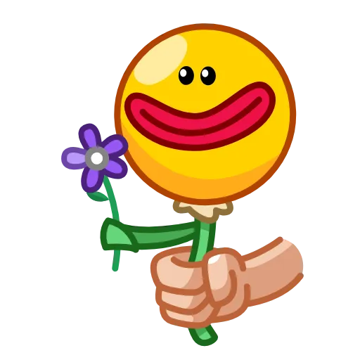 💐 Стикер «Mr. Floret» для Telegram