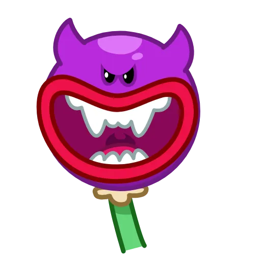😈 Стикер «Mr. Floret» для Telegram