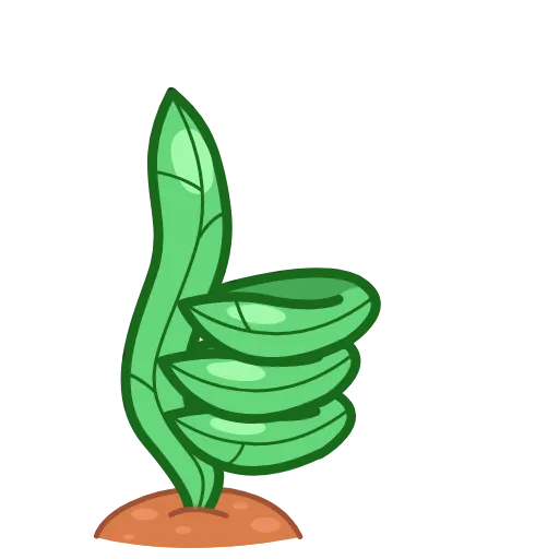 👍 Стикер «Mr. Floret» для Telegram