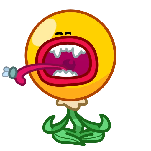 😌 Стикер «Mr. Floret» для Telegram