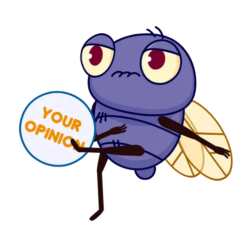 😡 Стикер «Fly Guy» для Telegram