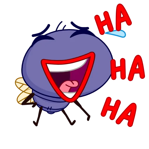 Стикерпак Fly Guy для Telegram