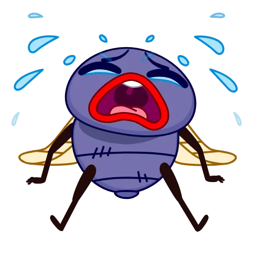 😭 Стикер «Fly Guy» для Telegram