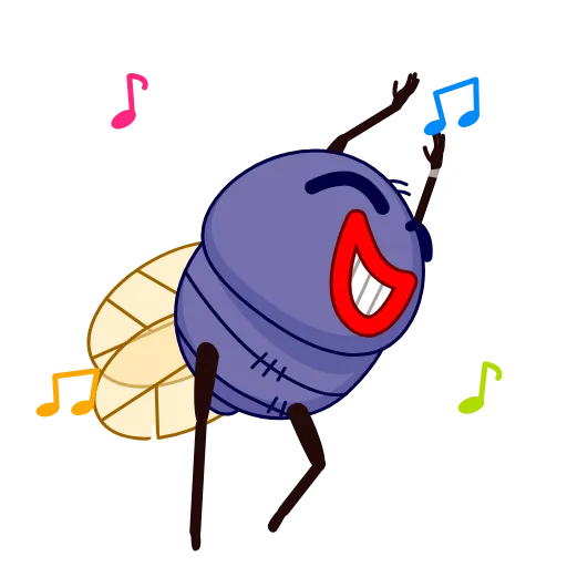 😄 Стикер «Fly Guy» для Telegram