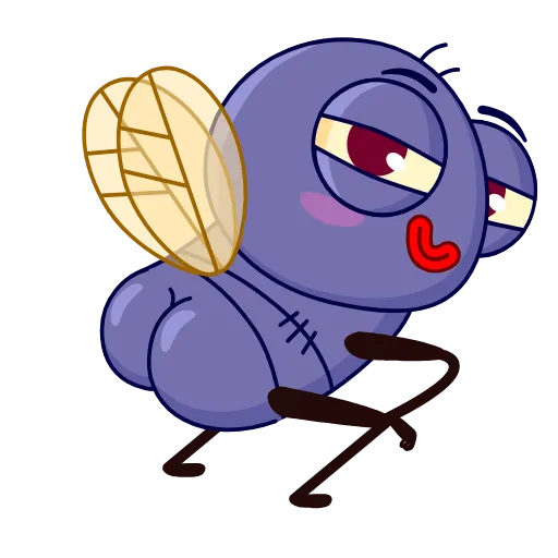🍑 Стикер «Fly Guy» для Telegram