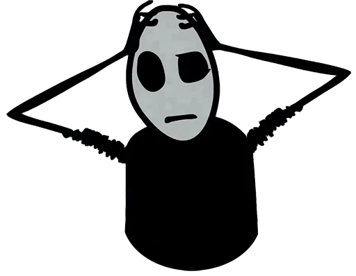 😔 Стикер «Mr Freeman» для Telegram