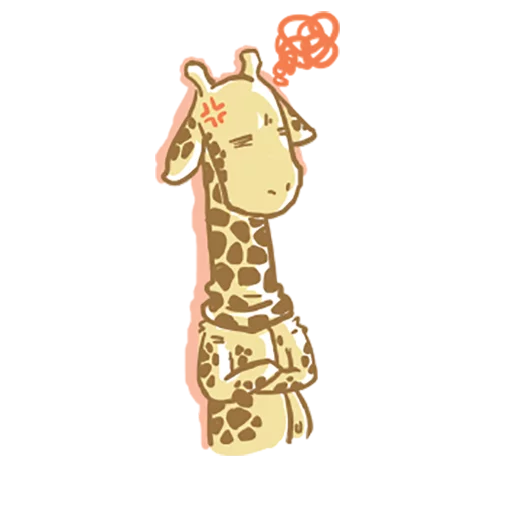 😡 Стикер «Mr.Giraffe» для Telegram