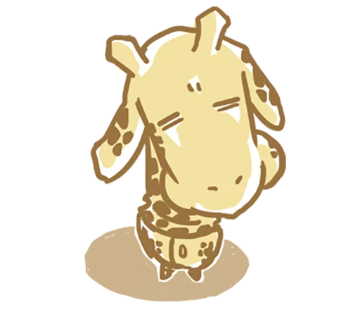 😑 Стикер «Mr.Giraffe» для Telegram
