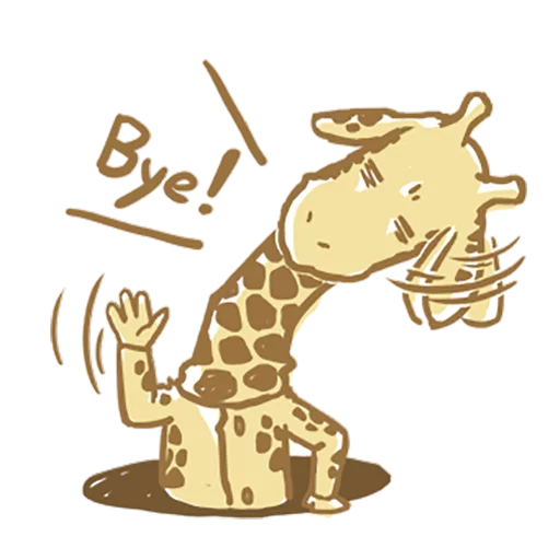 👋 Стикер «Mr.Giraffe» для Telegram