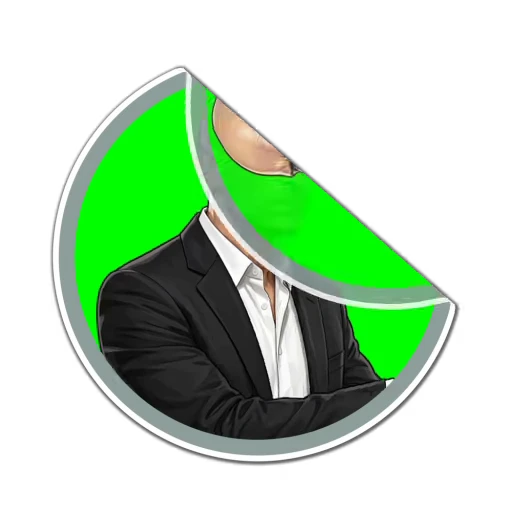 😏 Стикер «Mr Green» для Telegram